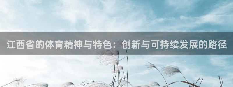七星体育直播现场直播新浪：江西省的体育精神与特色：创新与可持续发展的路径